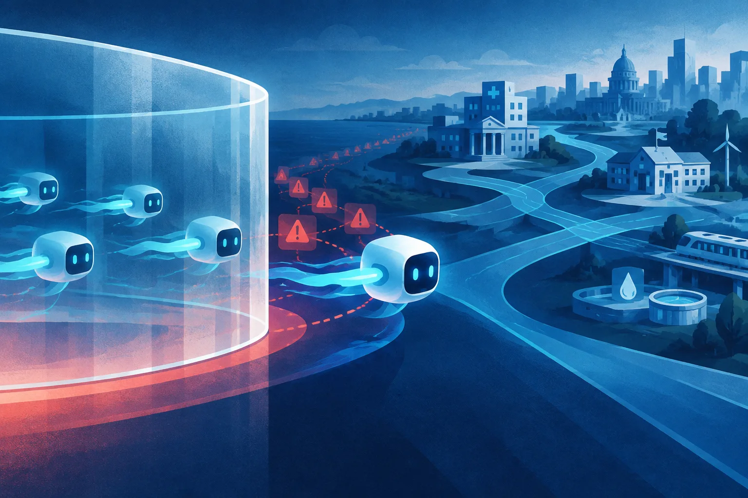 Digital agents move beyond a safety enclosure as alert signals lag behind.