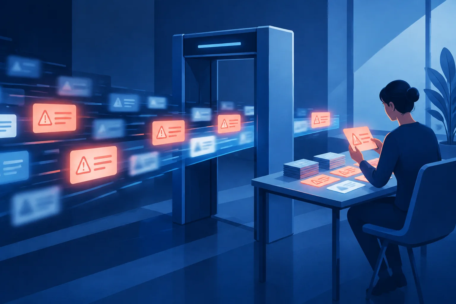 Automated security alerts reach a maintainer without passing through human review.
